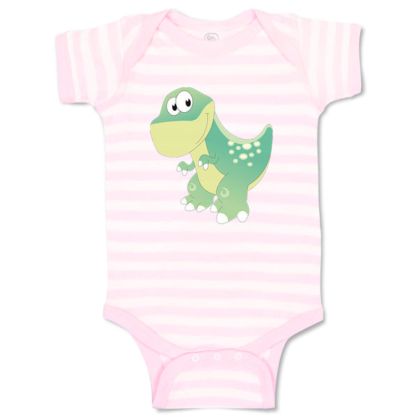 Baby Clothes Baby Dinosaur Green Dinosaurs Dino Trex Baby Bodysuits Cotton