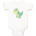 Baby Clothes Baby Dinosaur Green Dinosaurs Dino Trex Baby Bodysuits Cotton