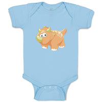 Baby Clothes Baby Dinosaur with Horns Fat Dinosaurs Dino Trex Baby Bodysuits