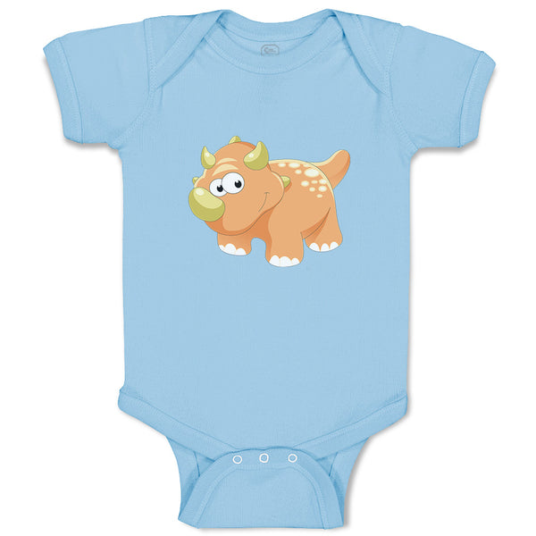 Baby Clothes Baby Dinosaur with Horns Fat Dinosaurs Dino Trex Baby Bodysuits