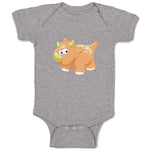 Baby Clothes Baby Dinosaur with Horns Fat Dinosaurs Dino Trex Baby Bodysuits