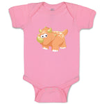 Baby Clothes Baby Dinosaur with Horns Fat Dinosaurs Dino Trex Baby Bodysuits