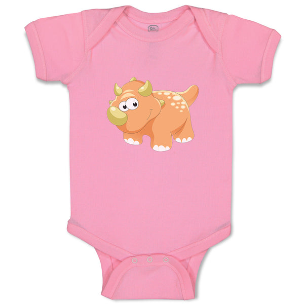 Baby Clothes Baby Dinosaur with Horns Fat Dinosaurs Dino Trex Baby Bodysuits