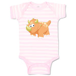 Baby Clothes Baby Dinosaur with Horns Fat Dinosaurs Dino Trex Baby Bodysuits