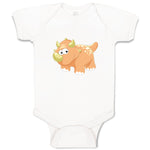 Baby Clothes Baby Dinosaur with Horns Fat Dinosaurs Dino Trex Baby Bodysuits