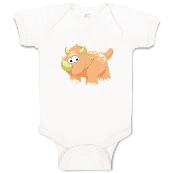 Baby Clothes Baby Dinosaur with Horns Fat Dinosaurs Dino Trex Baby Bodysuits
