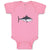 Baby Clothes Little Shark Smiling Ocean Sea Life Baby Bodysuits Cotton