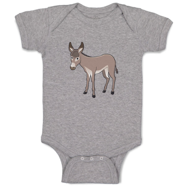 Baby Clothes Donkey Farm Animals Farm Baby Bodysuits Boy & Girl Cotton