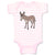 Baby Clothes Donkey Farm Animals Farm Baby Bodysuits Boy & Girl Cotton