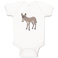 Baby Clothes Donkey Farm Animals Farm Baby Bodysuits Boy & Girl Cotton