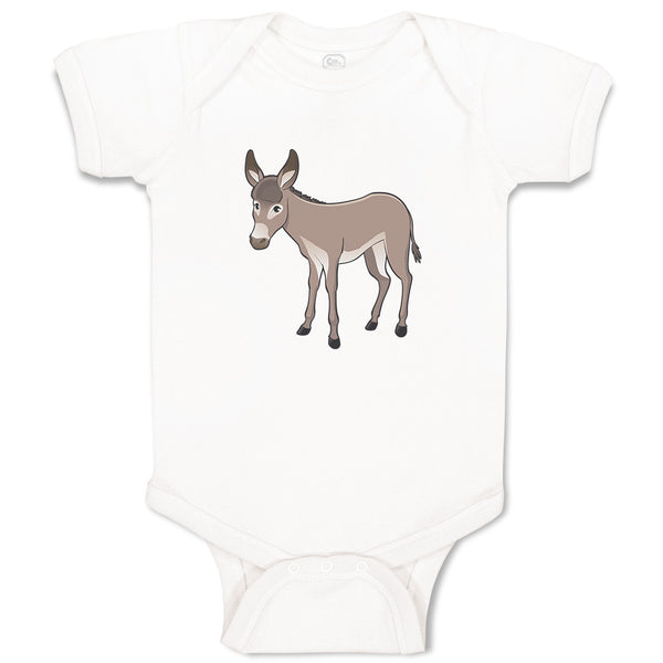 Baby Clothes Donkey Farm Animals Farm Baby Bodysuits Boy & Girl Cotton