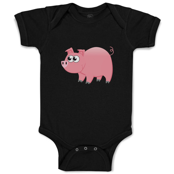 Baby Clothes Pig Big-Eyed Animals Farm Baby Bodysuits Boy & Girl Cotton