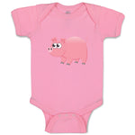 Baby Clothes Pig Big-Eyed Animals Farm Baby Bodysuits Boy & Girl Cotton