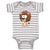 Baby Clothes Lion Funny Big Head Safari Baby Bodysuits Boy & Girl Cotton