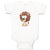 Baby Clothes Lion Funny Big Head Safari Baby Bodysuits Boy & Girl Cotton