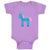 Baby Clothes Unicorn Blue Style A Funny Humor Baby Bodysuits Boy & Girl Cotton