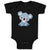 Baby Clothes Baby Koala Funny Humor Baby Bodysuits Boy & Girl Cotton