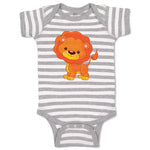 Baby Clothes Baby Lion Safari Baby Bodysuits Boy & Girl Newborn Clothes Cotton