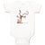 Baby Clothes Monkey Female Standing on 1 Hand Zoo Funny Baby Bodysuits Cotton