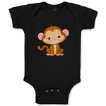 Baby Clothes Little Baby Monkey Zoo Funny Baby Bodysuits Boy & Girl Cotton