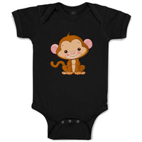 Baby Clothes Little Baby Monkey Zoo Funny Baby Bodysuits Boy & Girl Cotton