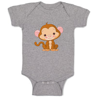 Baby Clothes Little Baby Monkey Zoo Funny Baby Bodysuits Boy & Girl Cotton