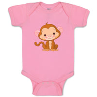 Baby Clothes Little Baby Monkey Zoo Funny Baby Bodysuits Boy & Girl Cotton