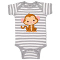 Baby Clothes Little Baby Monkey Zoo Funny Baby Bodysuits Boy & Girl Cotton