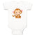 Baby Clothes Little Baby Monkey Zoo Funny Baby Bodysuits Boy & Girl Cotton