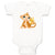 Baby Clothes Baby Monkey with Banana Zoo Funny Baby Bodysuits Boy & Girl Cotton