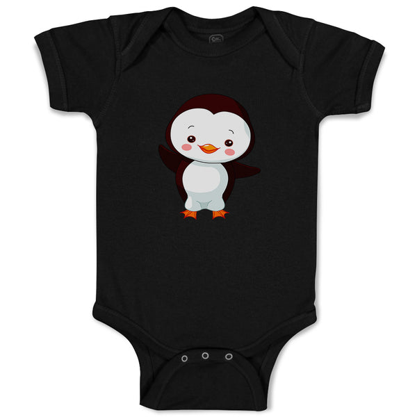 Baby Clothes Penguin Baby Greeting Ocean Sea Life Baby Bodysuits Cotton