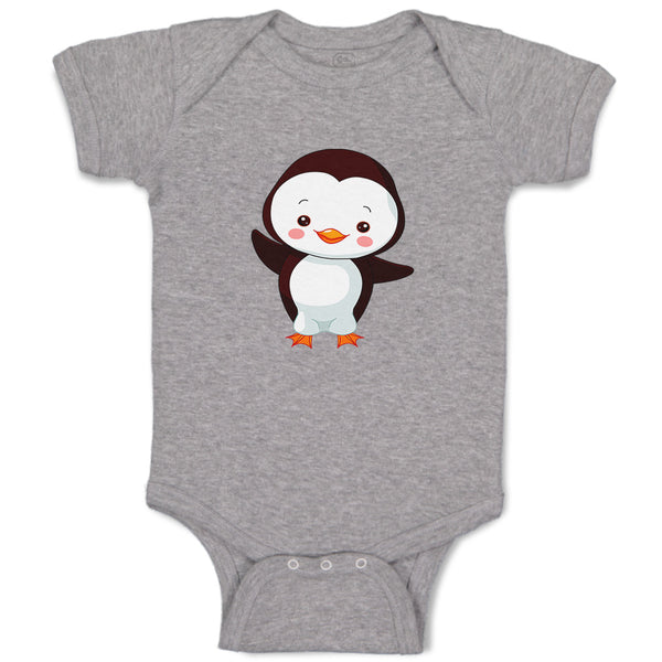 Baby Clothes Penguin Baby Greeting Ocean Sea Life Baby Bodysuits Cotton