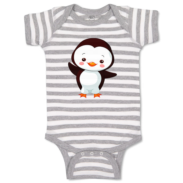 Baby Clothes Penguin Baby Greeting Ocean Sea Life Baby Bodysuits Cotton