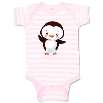 Baby Clothes Penguin Baby Greeting Ocean Sea Life Baby Bodysuits Cotton