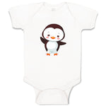 Baby Clothes Penguin Baby Greeting Ocean Sea Life Baby Bodysuits Cotton