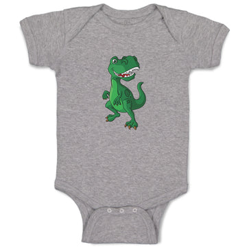 Baby Clothes Large Dinosaur Big Head Smiling Dinosaurs Dino Trex Baby Bodysuits