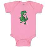 Baby Clothes Large Dinosaur Big Head Smiling Dinosaurs Dino Trex Baby Bodysuits