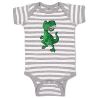 Baby Clothes Large Dinosaur Big Head Smiling Dinosaurs Dino Trex Baby Bodysuits