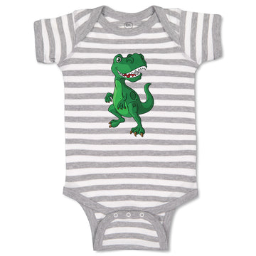 Baby Clothes Large Dinosaur Big Head Smiling Dinosaurs Dino Trex Baby Bodysuits