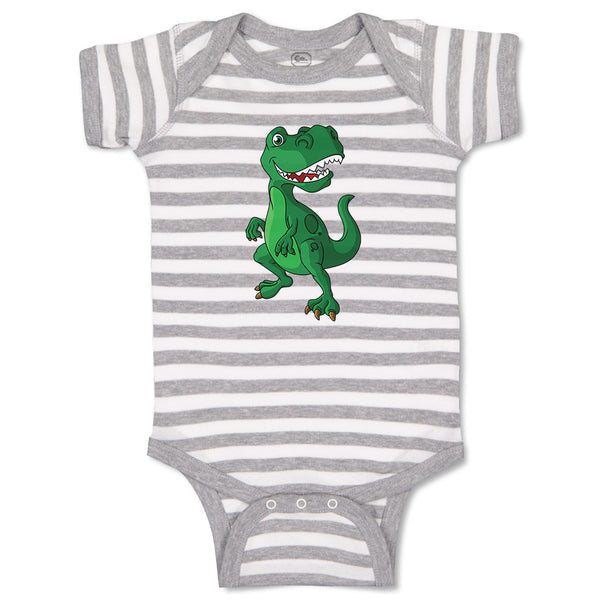 Baby Clothes Large Dinosaur Big Head Smiling Dinosaurs Dino Trex Baby Bodysuits