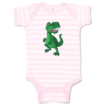 Baby Clothes Large Dinosaur Big Head Smiling Dinosaurs Dino Trex Baby Bodysuits