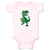 Baby Clothes Large Dinosaur Big Head Smiling Dinosaurs Dino Trex Baby Bodysuits