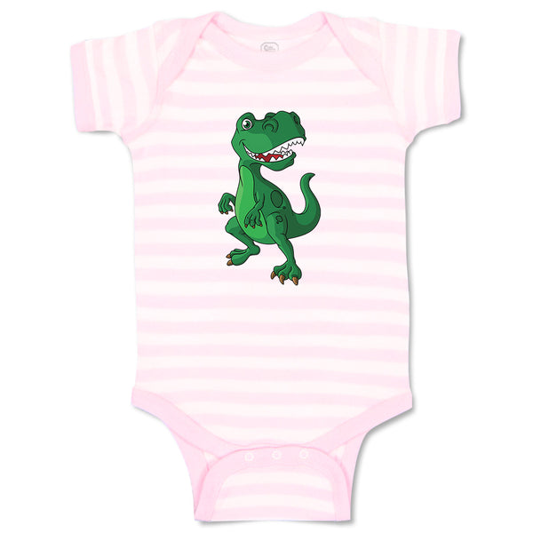Baby Clothes Large Dinosaur Big Head Smiling Dinosaurs Dino Trex Baby Bodysuits
