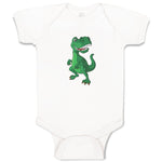 Baby Clothes Large Dinosaur Big Head Smiling Dinosaurs Dino Trex Baby Bodysuits