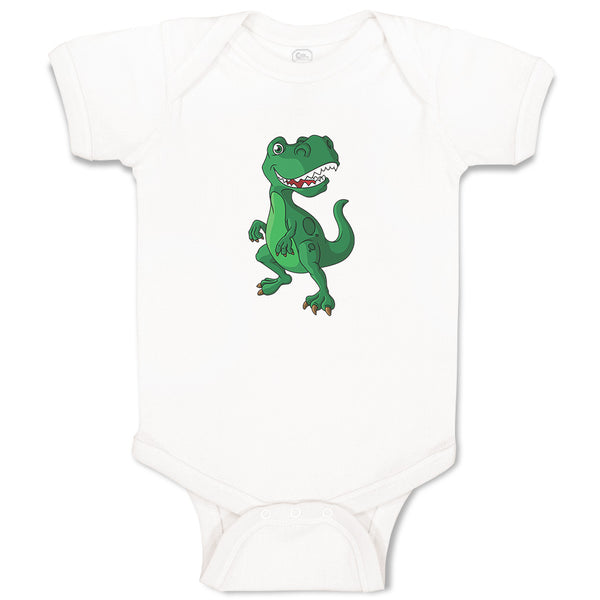 Baby Clothes Large Dinosaur Big Head Smiling Dinosaurs Dino Trex Baby Bodysuits
