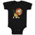 Baby Clothes Lion Walking Right Animals Safari Baby Bodysuits Boy & Girl Cotton