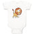 Baby Clothes Lion Walking Right Animals Safari Baby Bodysuits Boy & Girl Cotton