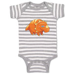Baby Clothes Dinosaur Fat with Huge Nose Dinosaurs Dino Trex Baby Bodysuits