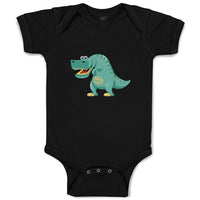 Baby Clothes Dinosaur Large Funny Smiling Dinosaurs Dino Trex Baby Bodysuits