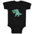 Baby Clothes Dinosaur Large Funny Smiling Dinosaurs Dino Trex Baby Bodysuits